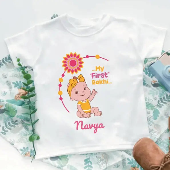 Customized Baby T-shirt/Onesie Rakshabandhan
