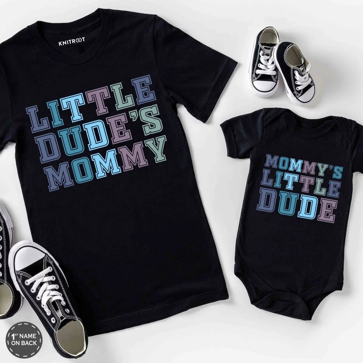Little Dude's Mommy & Mommy's Little Dude T-shirt Combo
