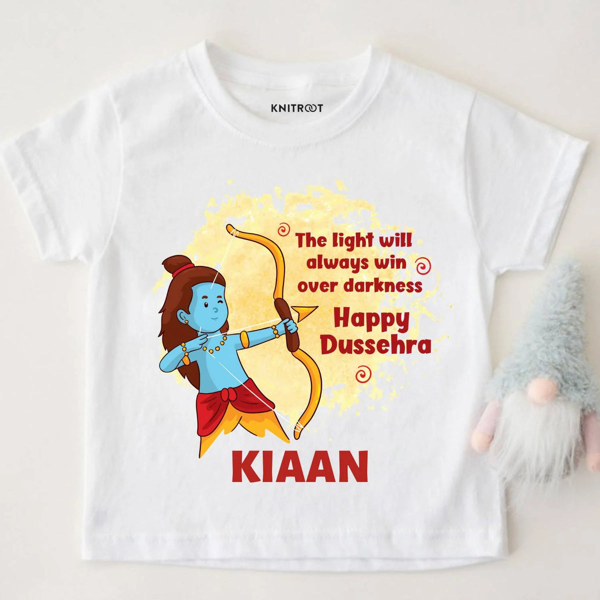 Happy Dussehra Theme Baby Outfit