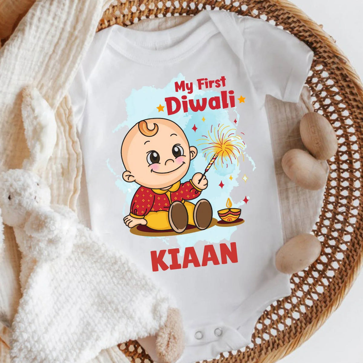 Baby Boy’s First Diwali Outfit