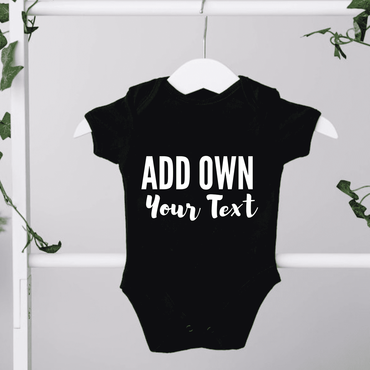 Black Fully Customized Onesie For Kids
