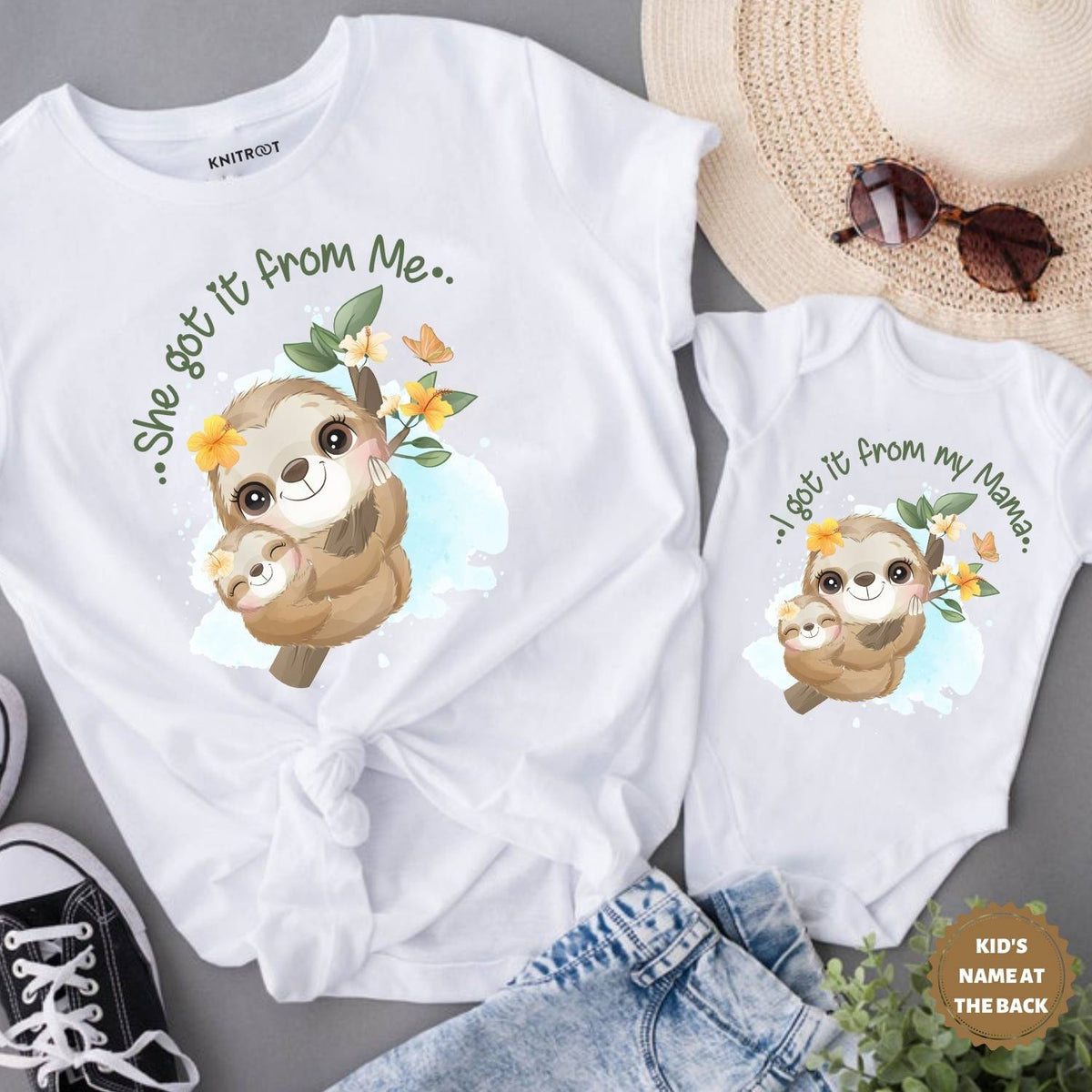 She Got It From Me & I got It From My Mama Combo T-shirt