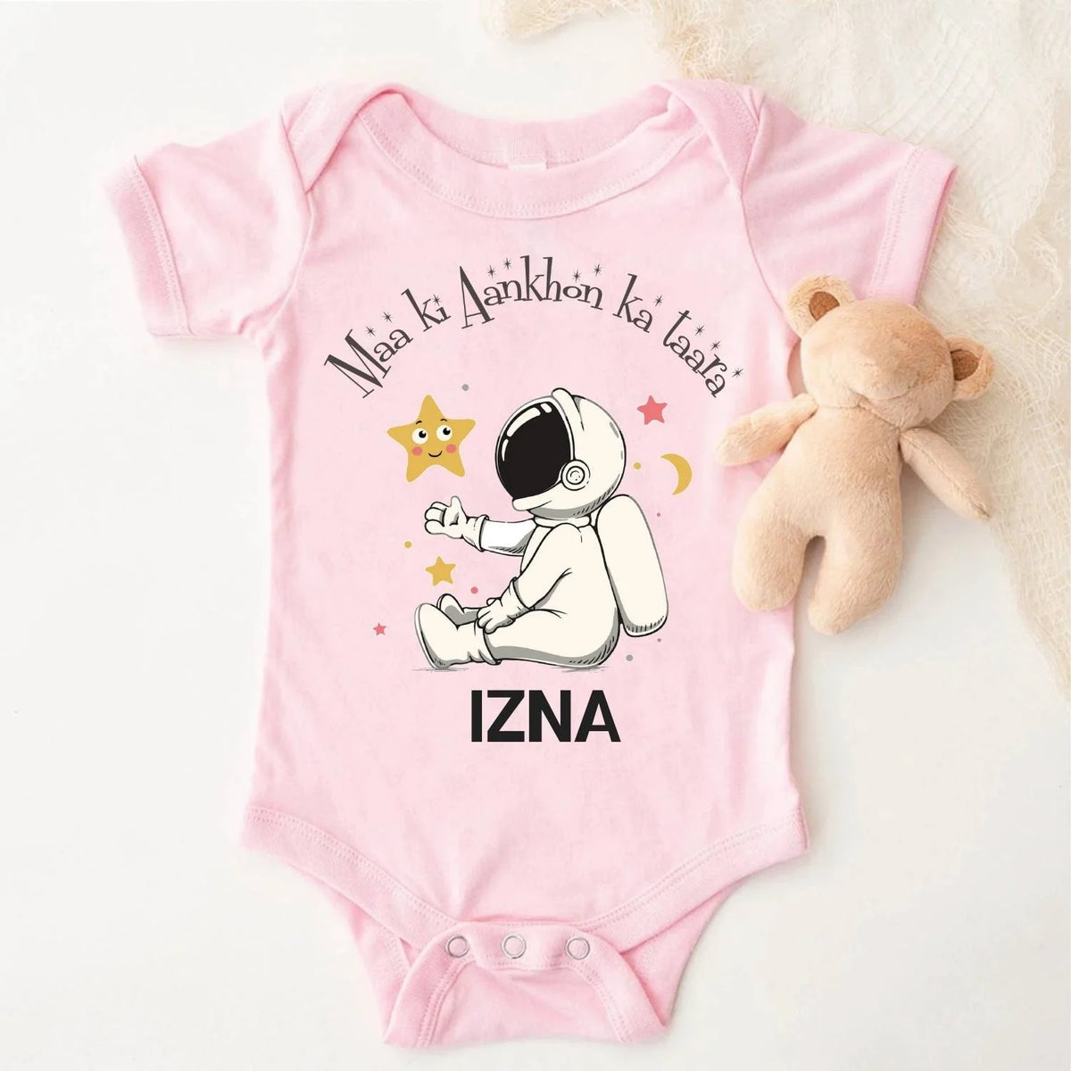 Maa Ki Aankhon Ka Taara Printed Baby Wear