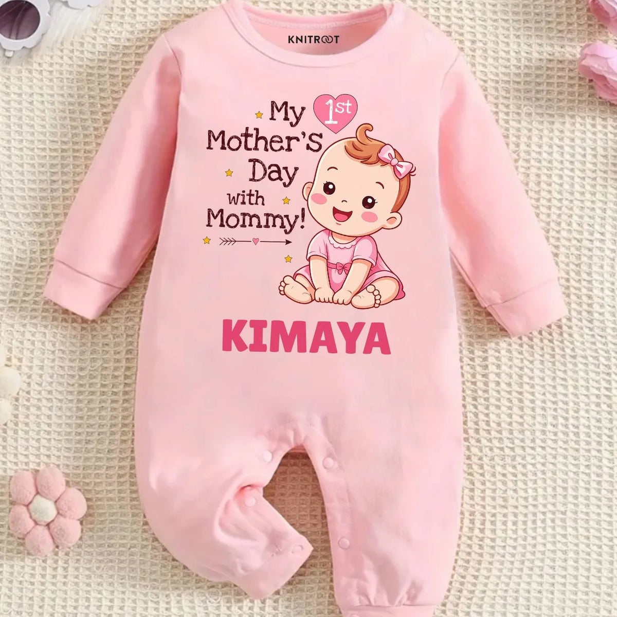 My First Mother's Day With Mommy Girl Jumpsuit