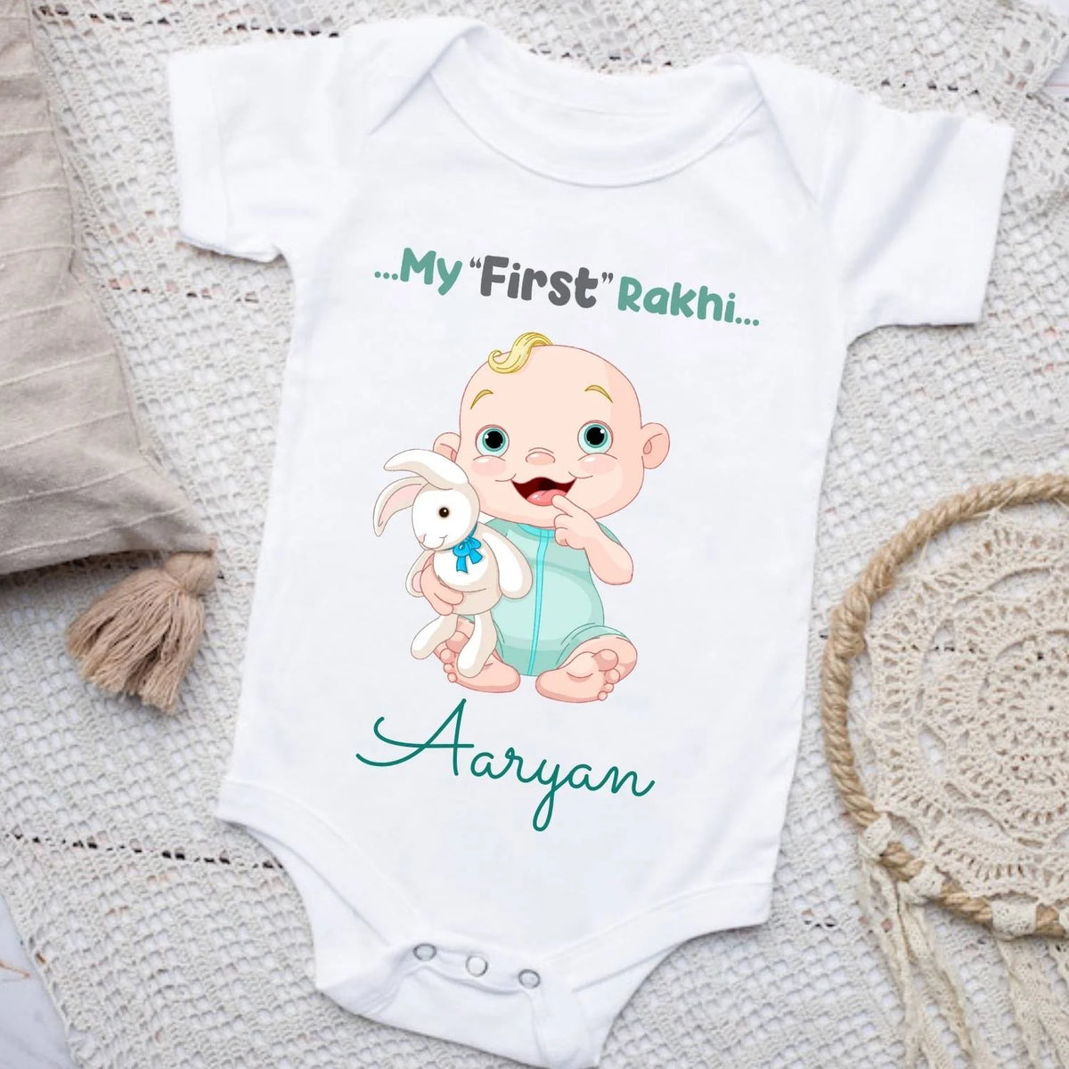 My First Rakhi Baby T-shirt/Onsie