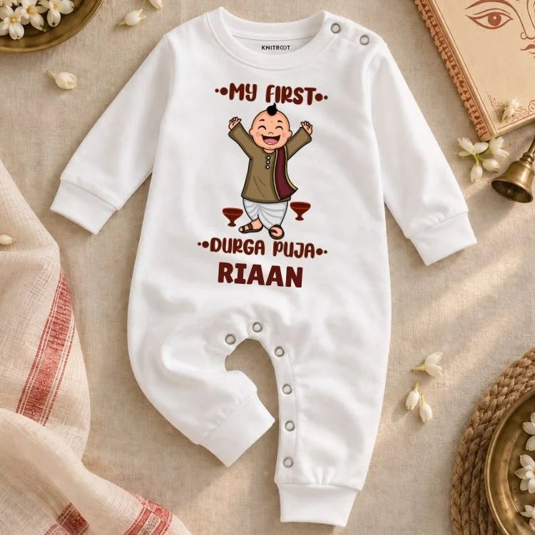 First Durga Puja celebration Jumpsuit
