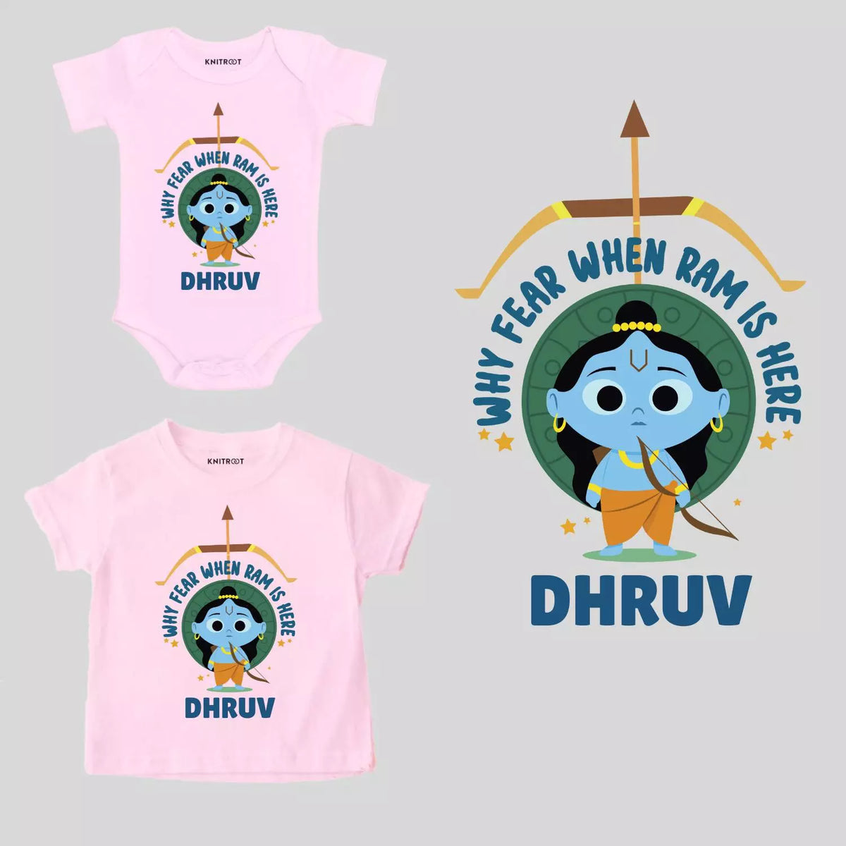 Why Fear When Ram Is Here Onesie & T-shirt