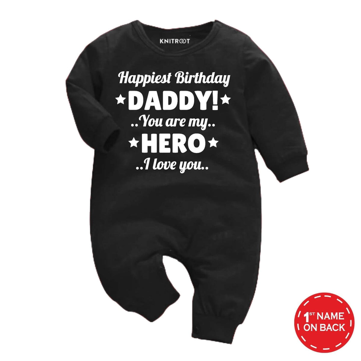 Daddy You Are My Hero Baby Jumpsuit