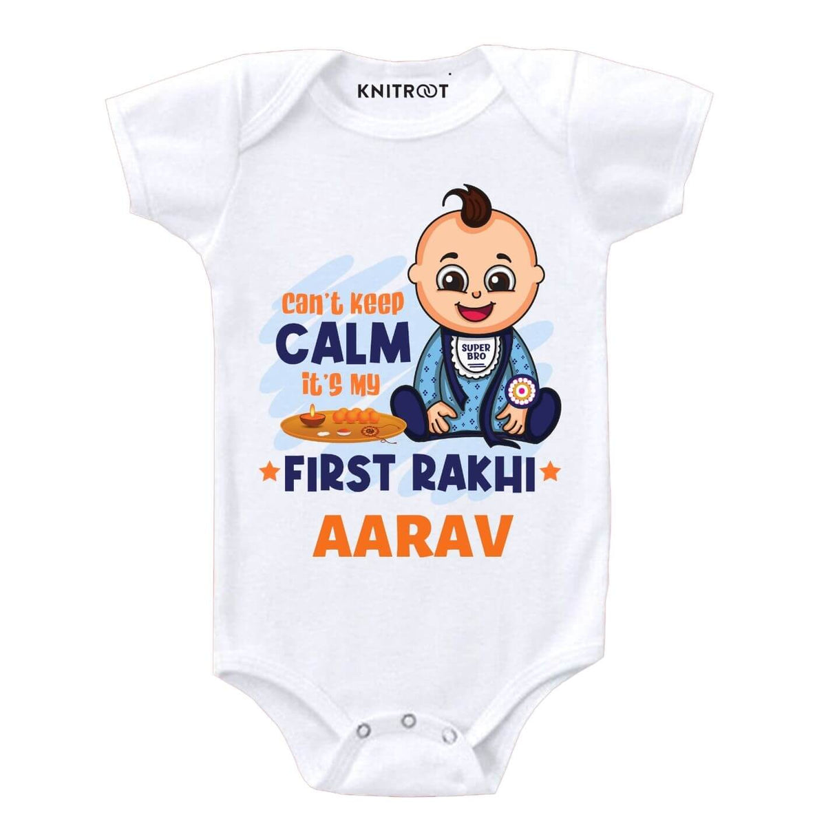 First Rakhi Baby Onesie & Tshirt