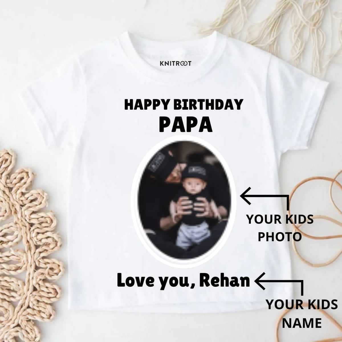 Happy Birthday Daddy Photo Onesies