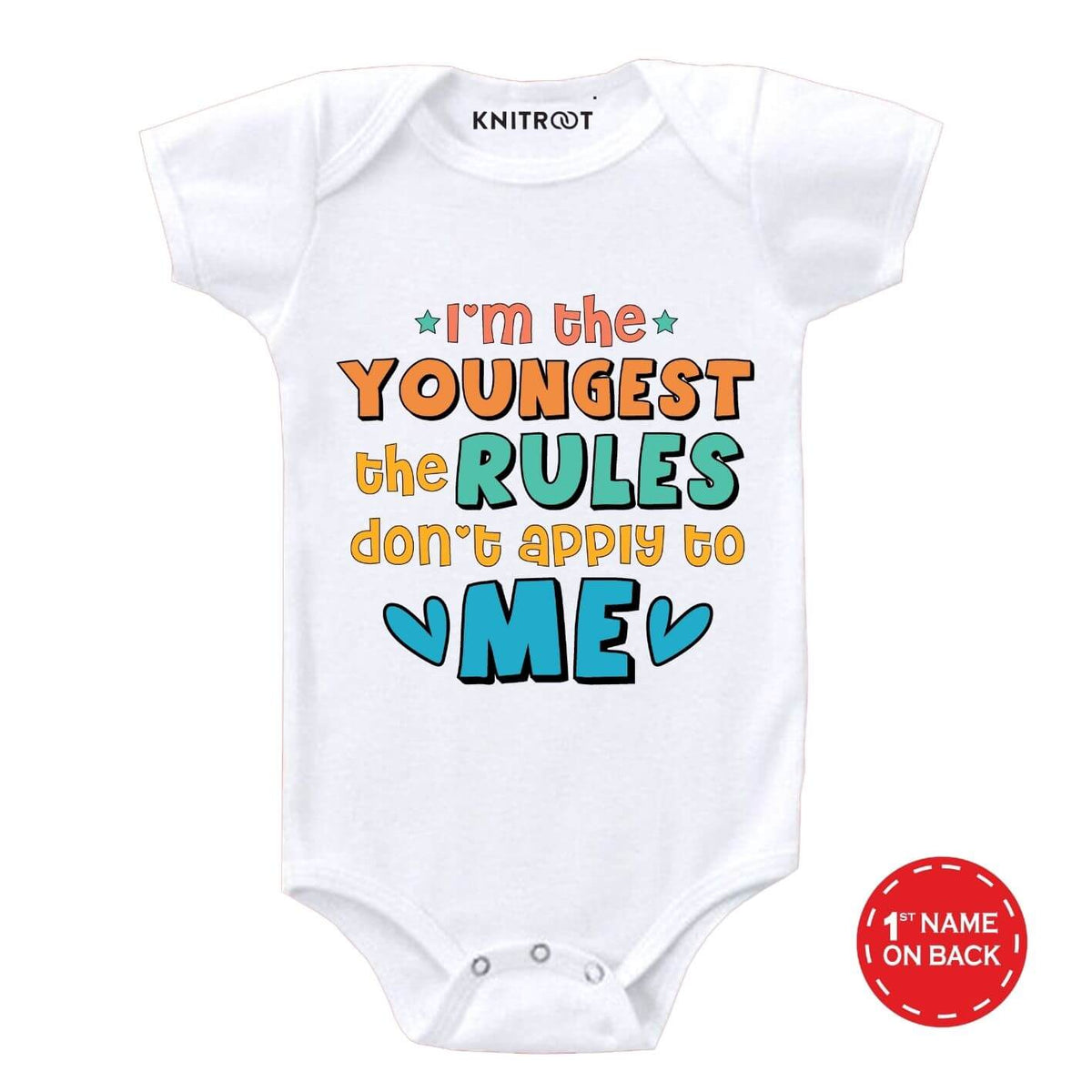 I'm The Youngest Baby Outfit