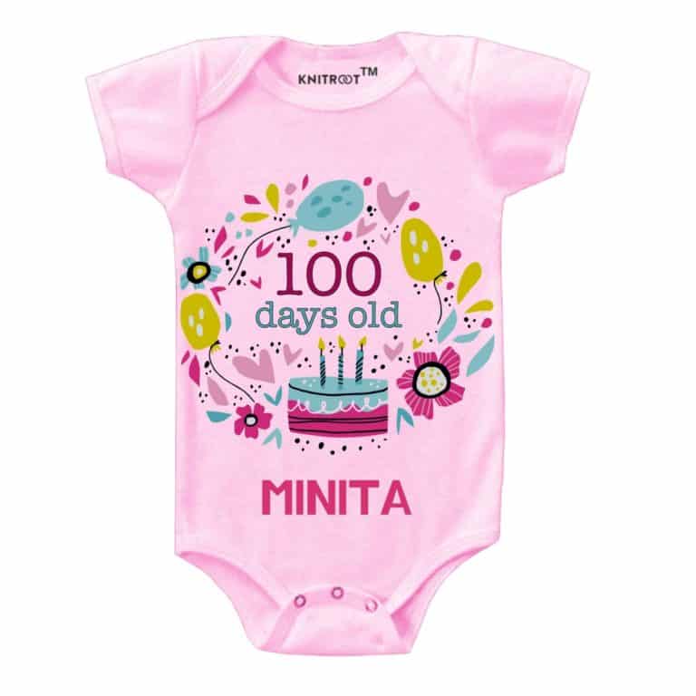 100 Day Old Baby Party Onesies