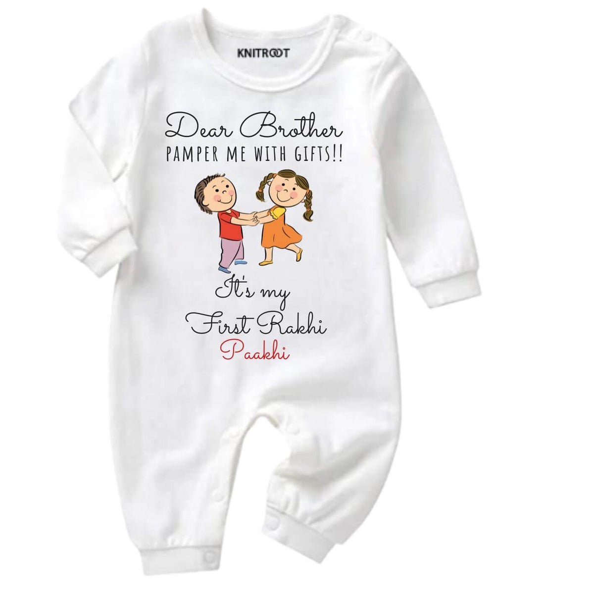 Dear Brother First Rakhi Jumpsuit