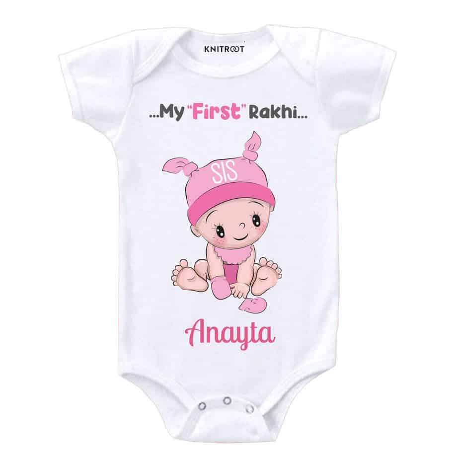 My First Rakhi Dress for Girl
