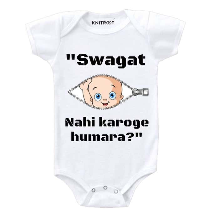 Swagat Nahi Karoge Printed Baby Wear