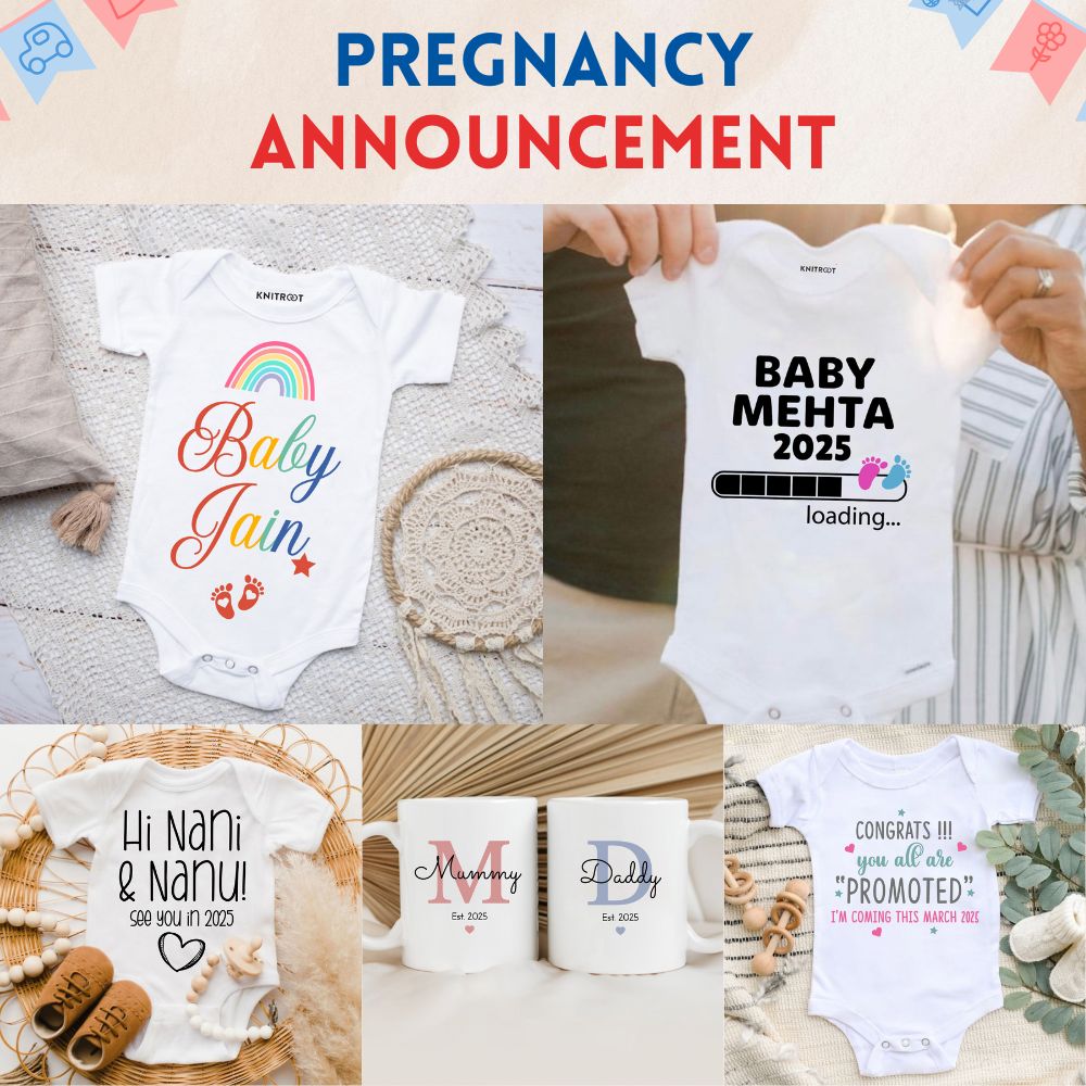 Pregnancy Announcement Baby Clothes