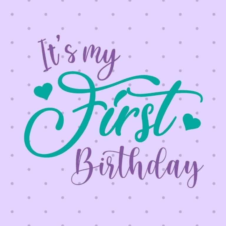 First Birthday
