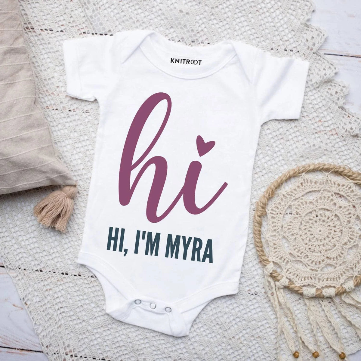 Baby Naming Ceremony Baby Romper