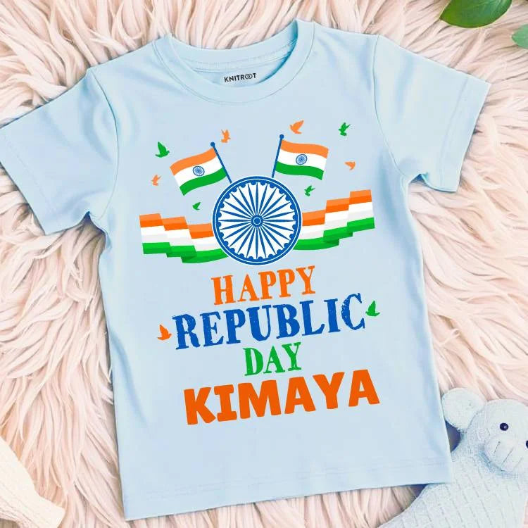 Happy Republic Day T-shirt Or Onesie For Kids