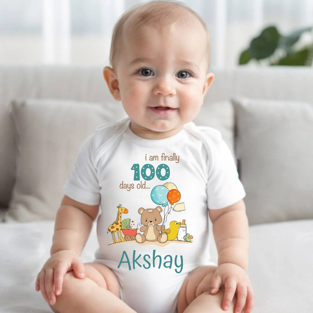 I Am Finally 100 Days Old Baby Wear