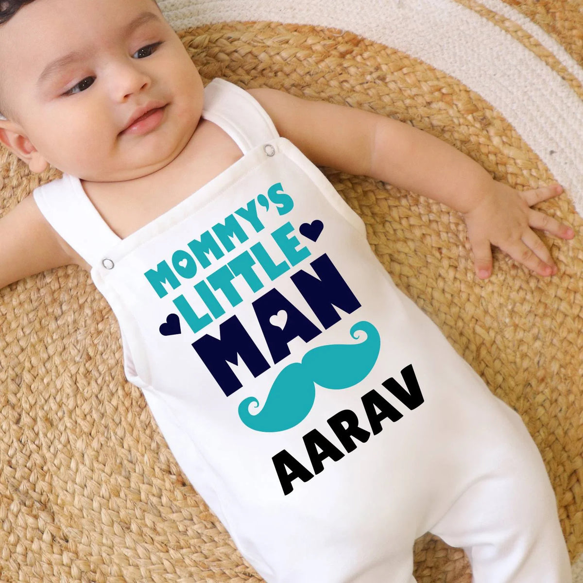 Mommy's Little Man Dungaree Outfit