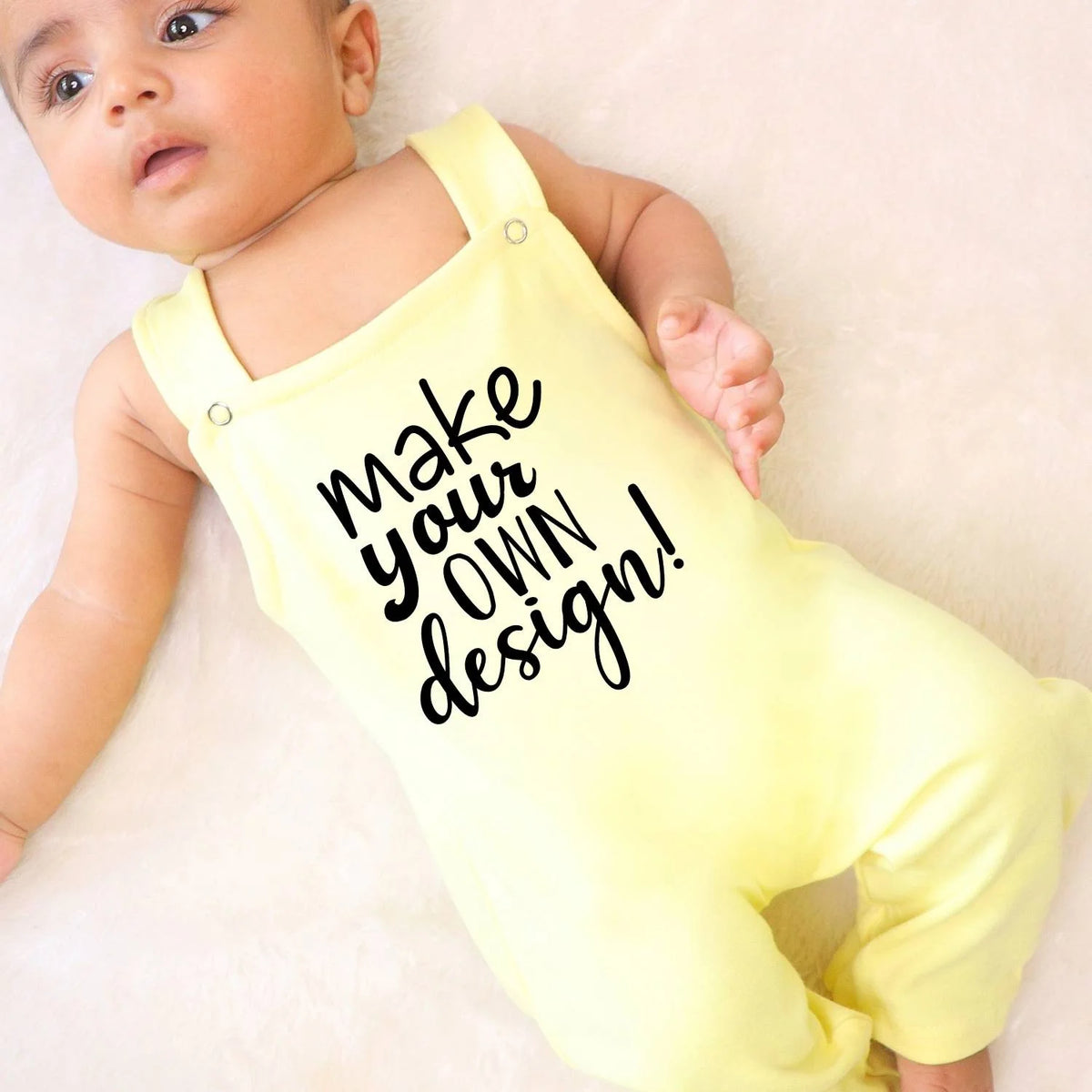 Yellow Fully Customized Dungaree
