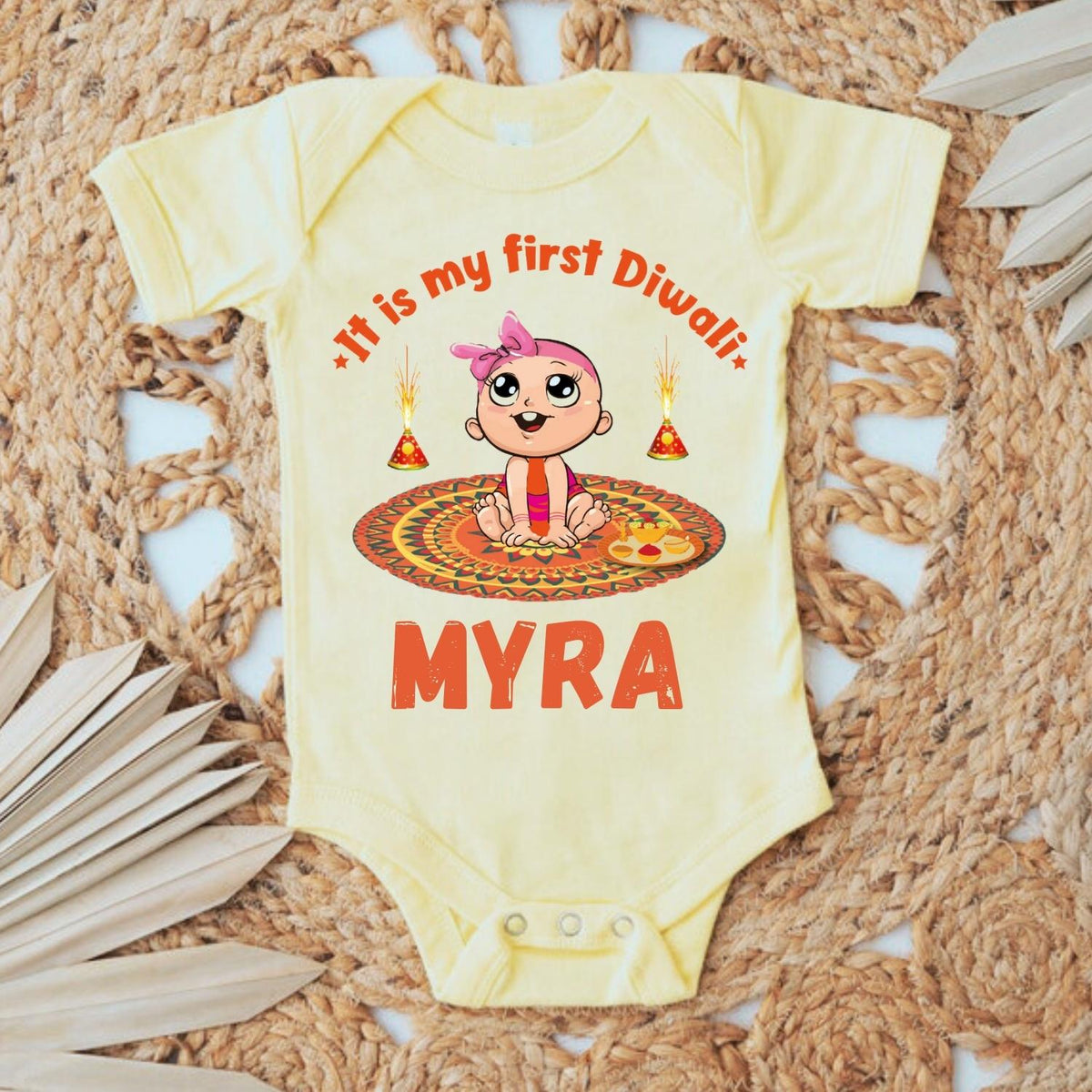 It’s My First Diwali Baby Outfit