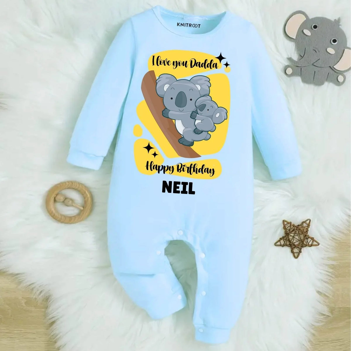 I Love You Dadda Happy Birthday Jumpsuit Outfit