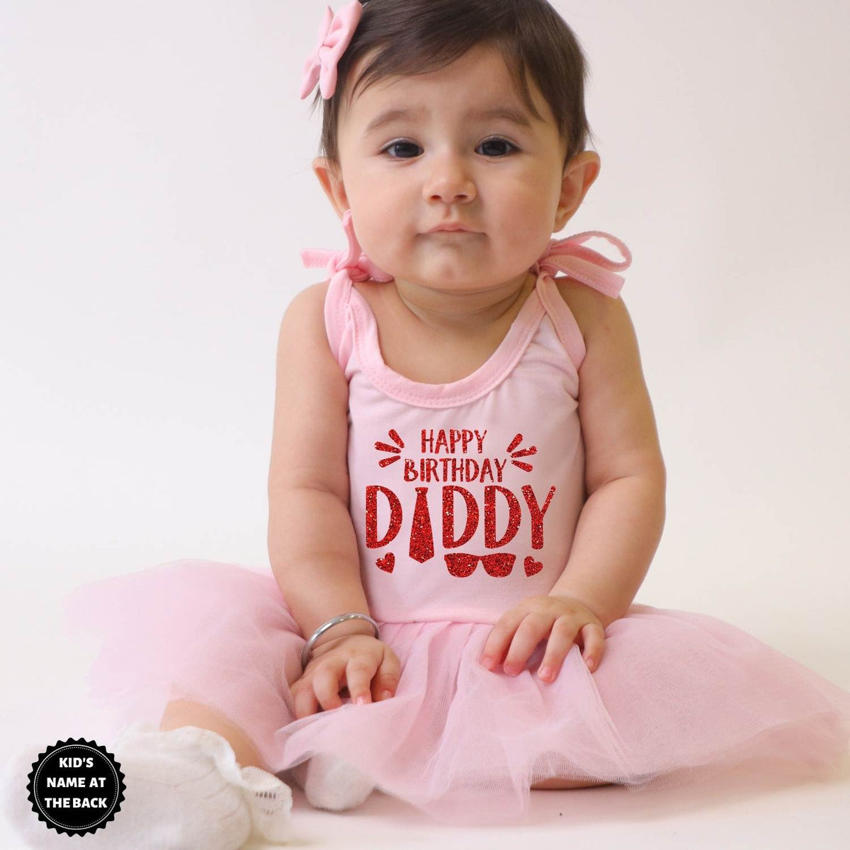 Happy Birthday Daddy tutu onesie Outfit