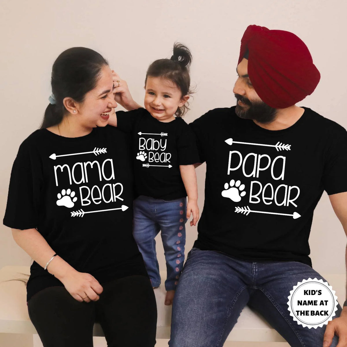 Bear Family Combo T-shirt (Mama, Papa & Baby)