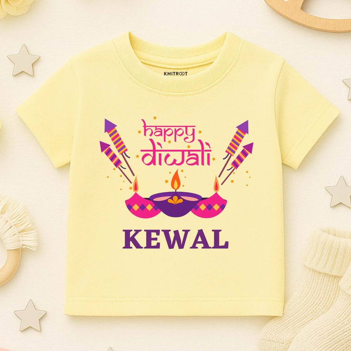 Happy Diwali Design Baby Wear