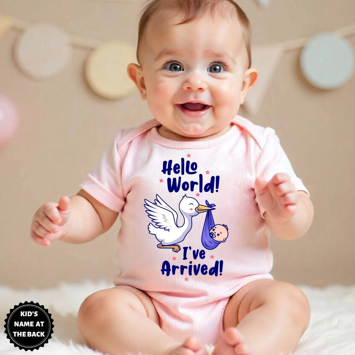 Hello World I’ve Arrived Onesie