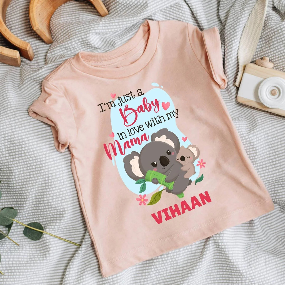 I'm Just A Baby In Love With My Mama Onesie Or T-shirt