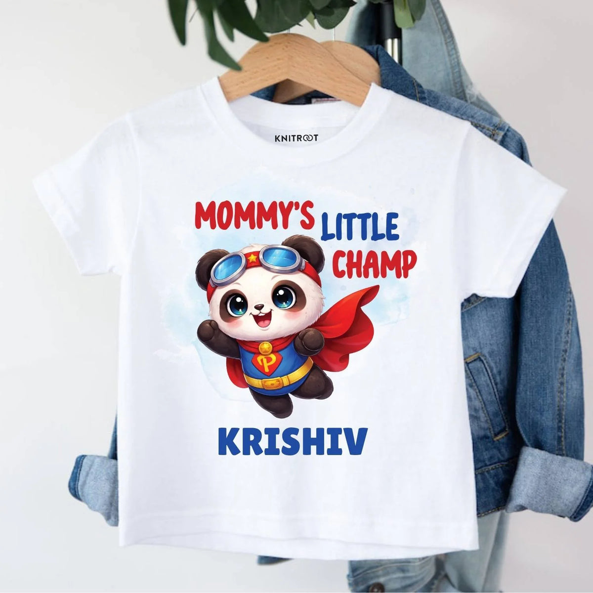 Mommy’s Little Champ T-shirt For Cute Ones