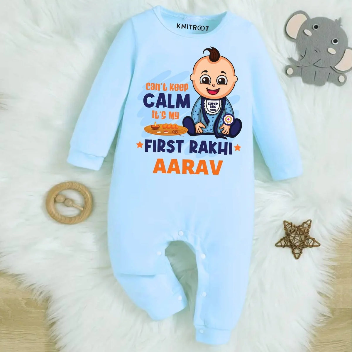Keep Clam it’s First Rakhi Jumpsuit