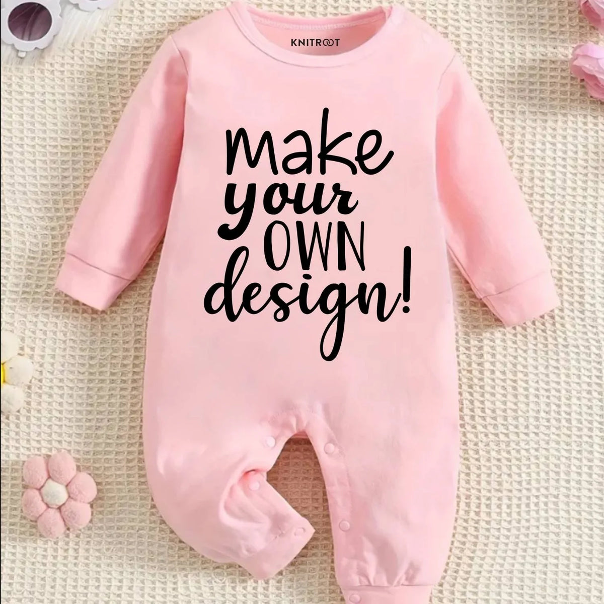 Create Your Own Design On Pink Jumpsuit