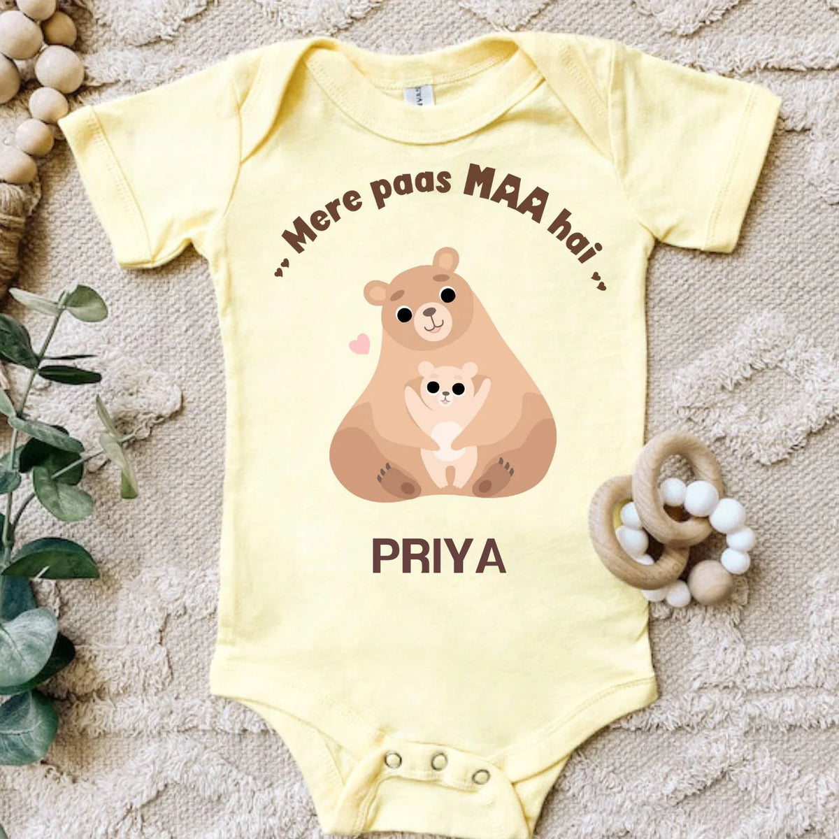 Mere Paas Maa Hai Printed Baby Wear