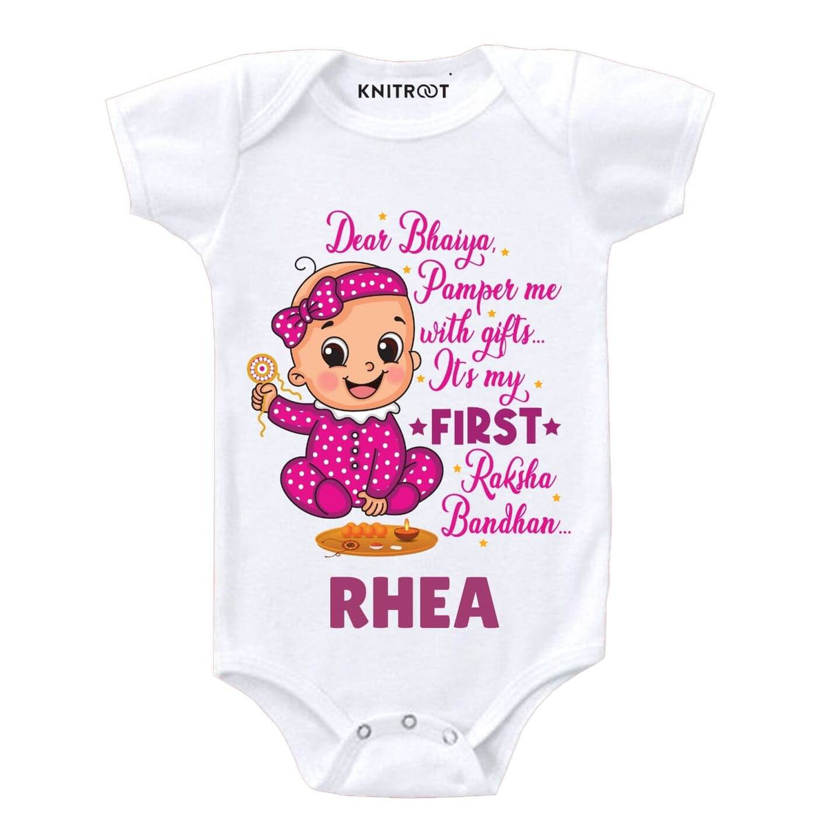 First Raksha Bandhan Baby Wear