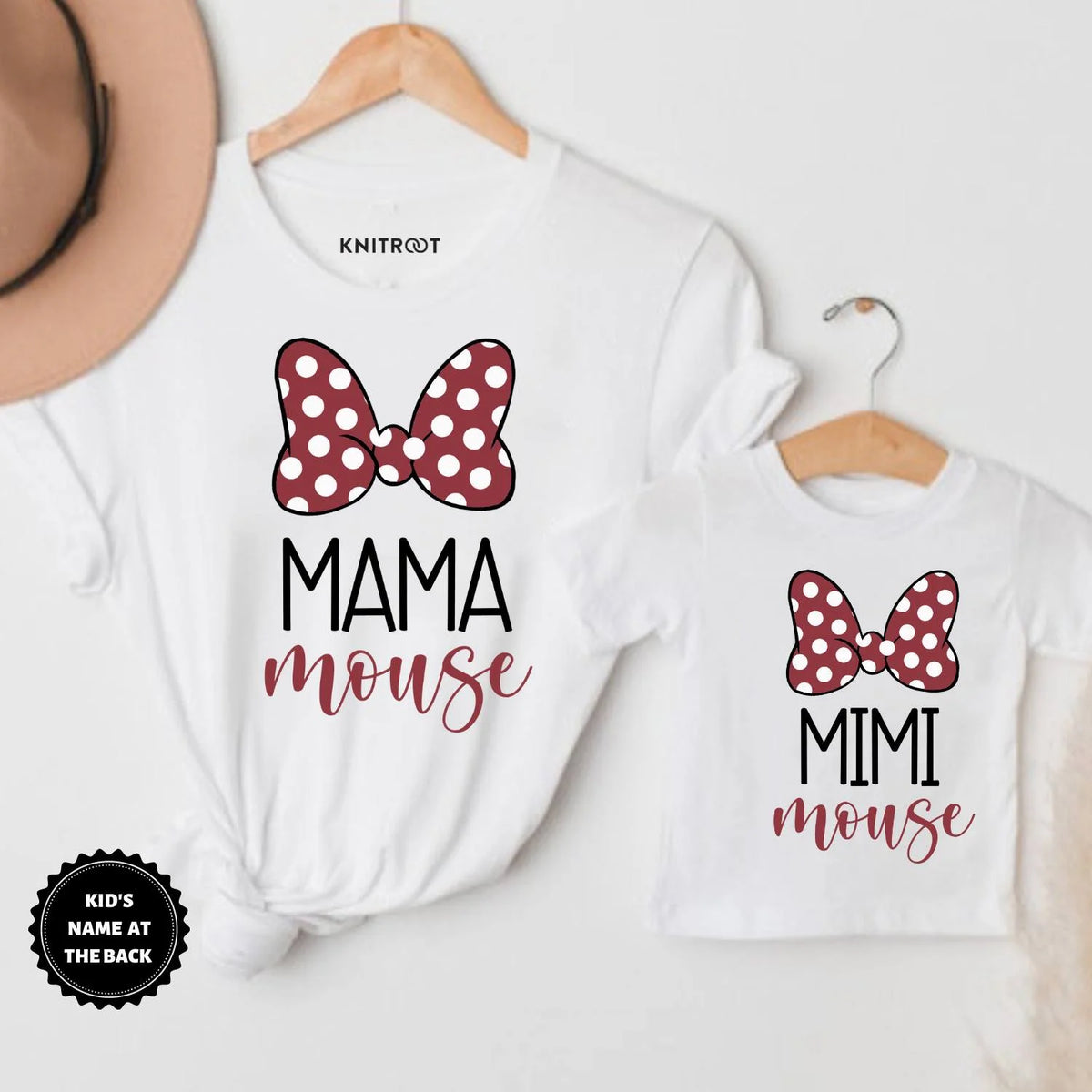 Mama Mouse & Mimi Mouse T-shirt Combo