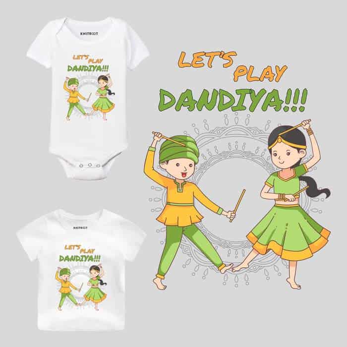 Lets Play Dandiya Baby Outfit