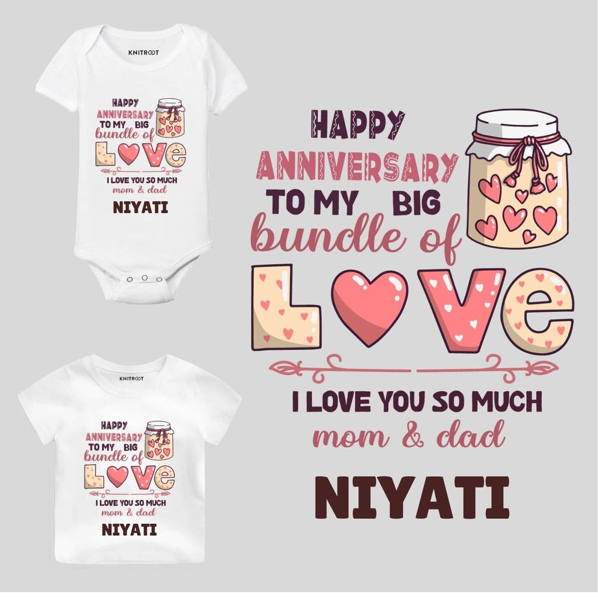 Mom dad Anniversary-Bundle of love