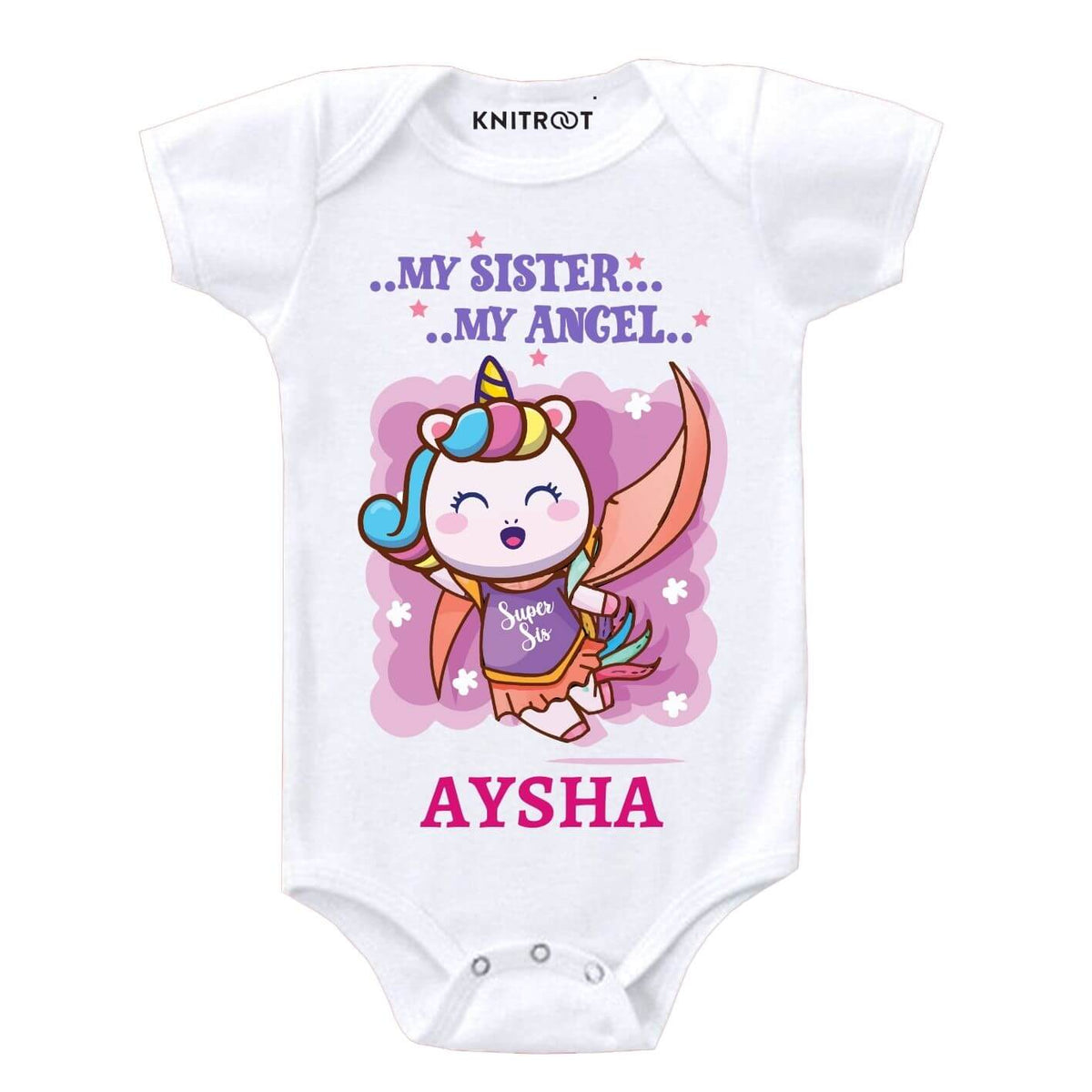 My Sister My Angel Baby Wear