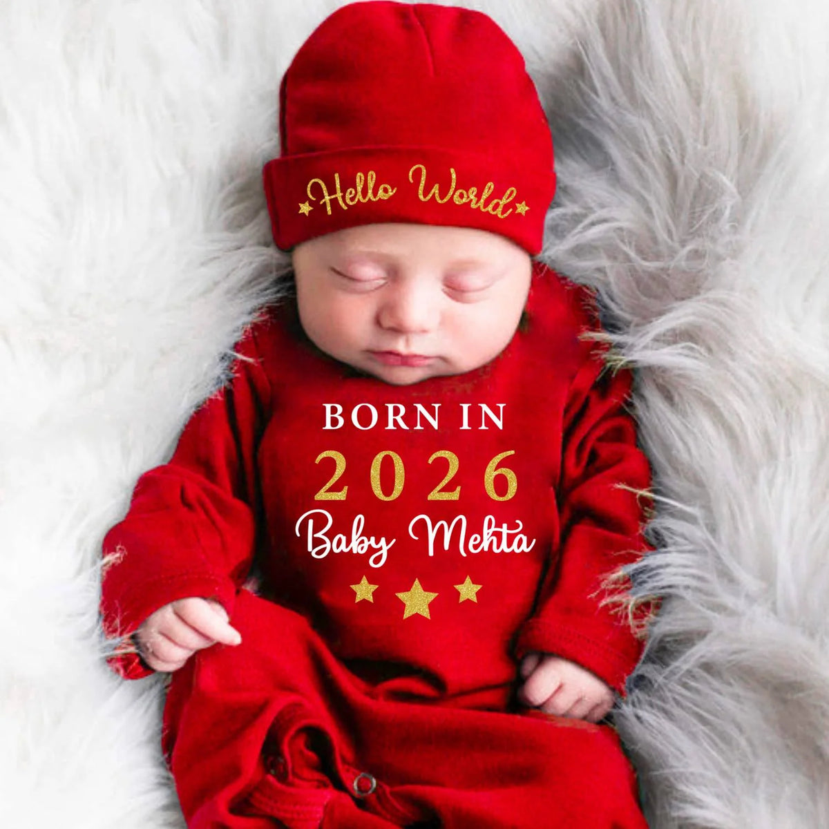 Born In Customise Year & Last Name Jumpsuit