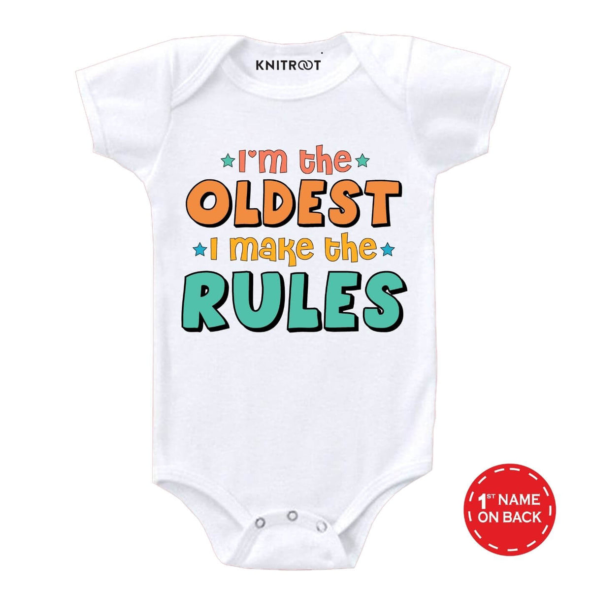 I Make The Rules - Siblings Baby Outfit