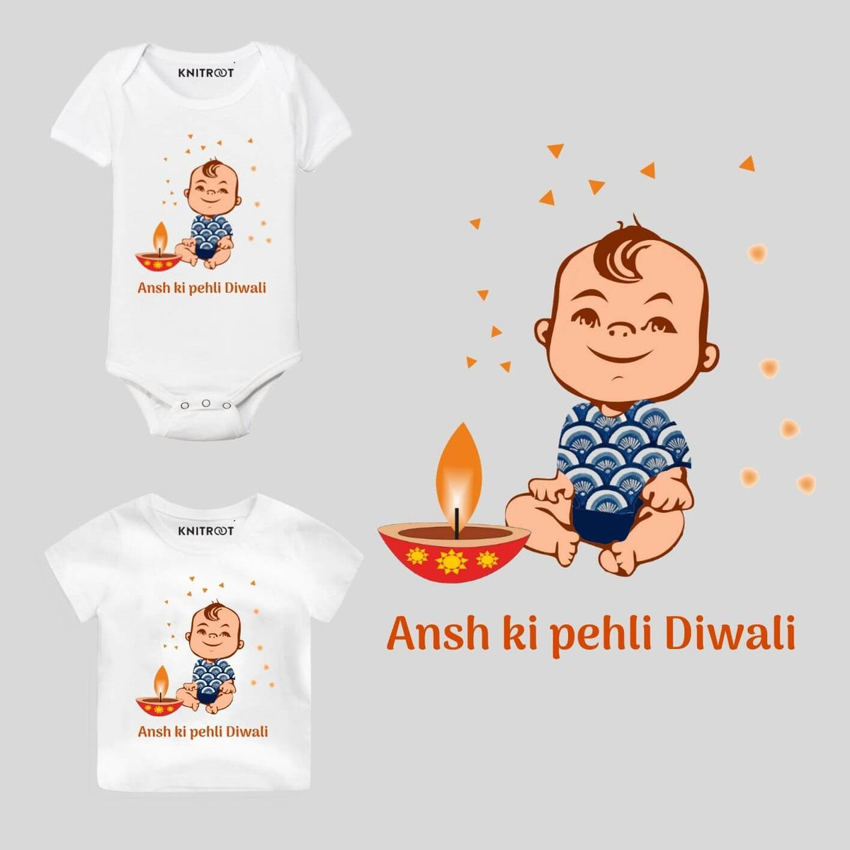 Pehli Diwali Design Baby Wear