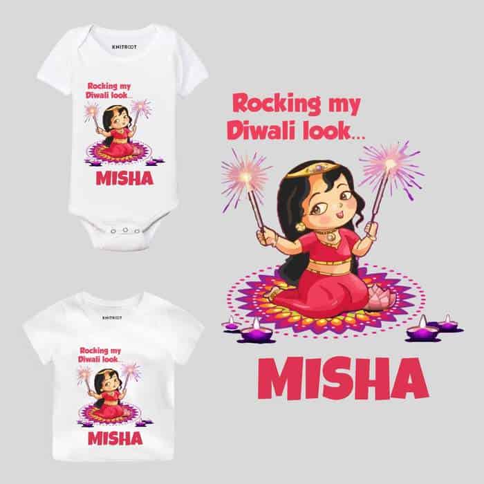 Rocking Diwali Look Baby Wear