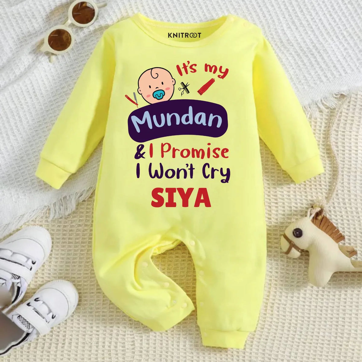 It’s My Mundan Day Jumpsuit Outfit