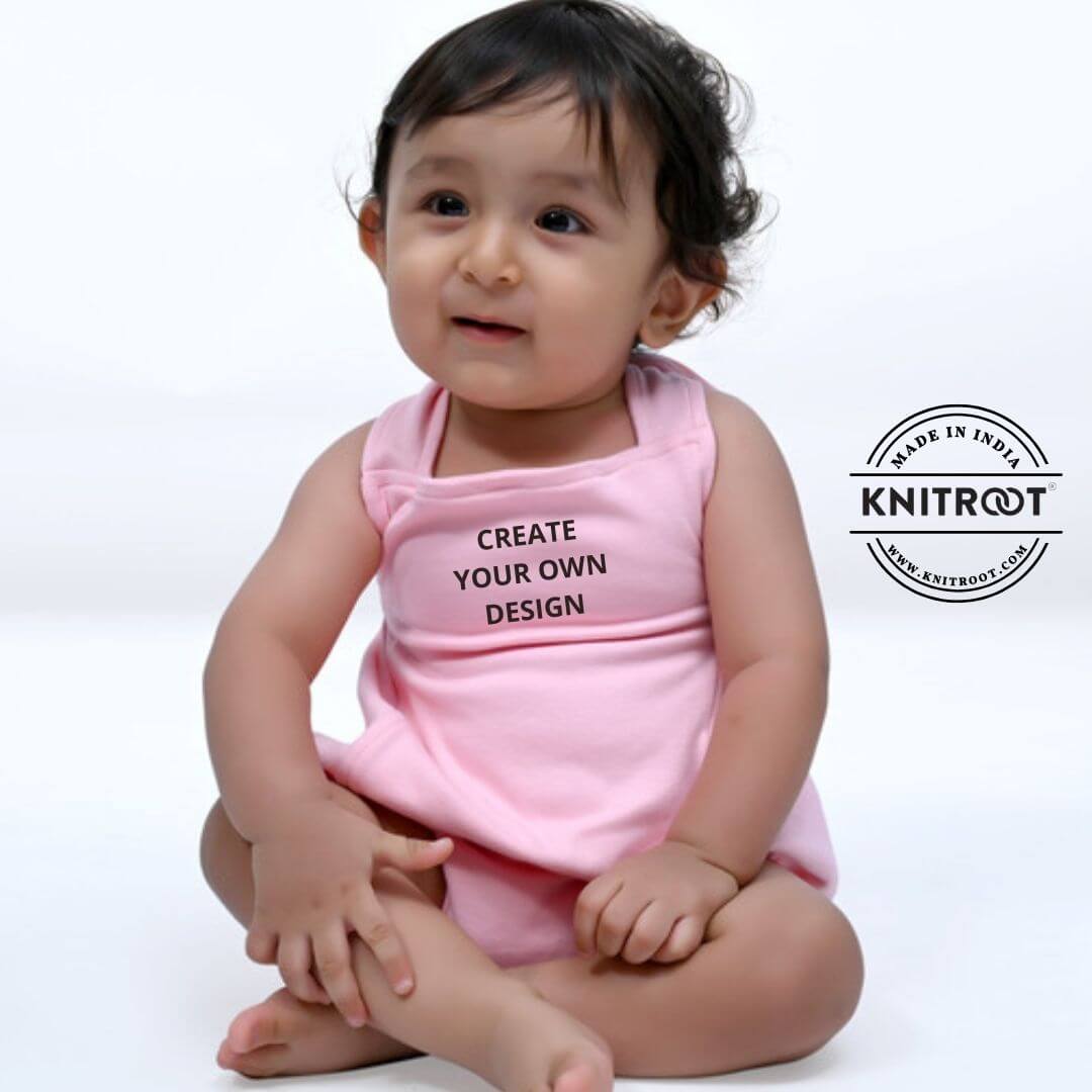 Customize Baby Onesie with Back Tie Up