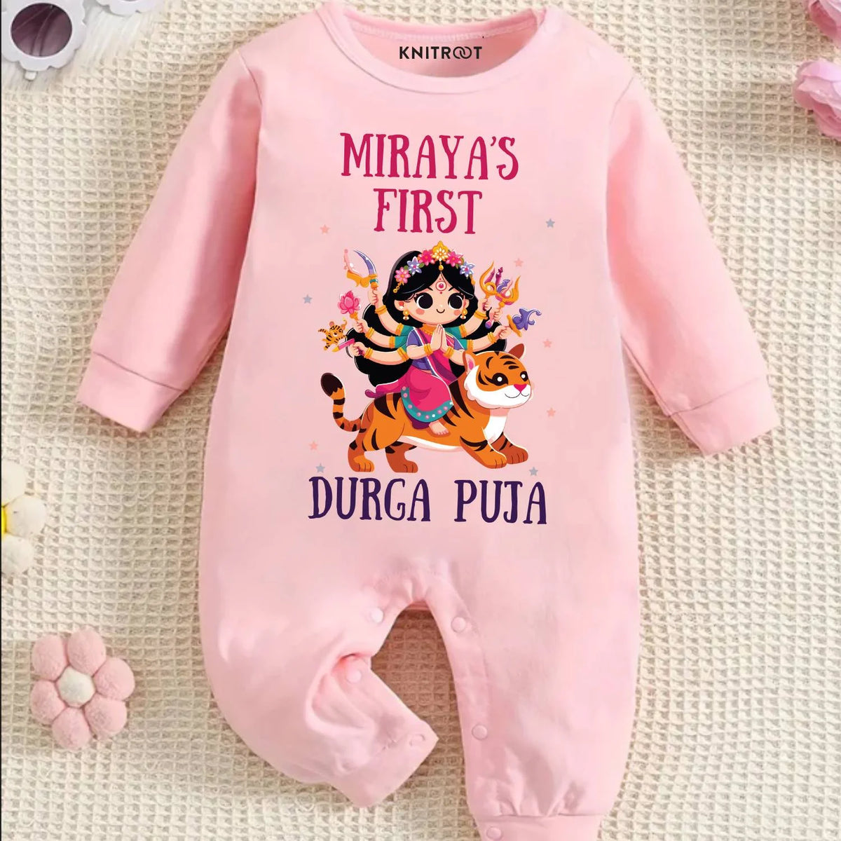 First Durga Puja Jumpsuit